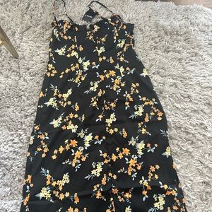 Forever 21 Floral silk dress